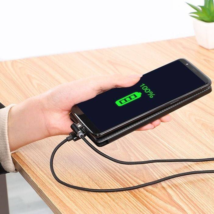 Indestructible Magnetic 3-in-1 Cable Car Accessories Plug Type : For Micro USB|For iPhone|For Type C Indestructible Magnetic 3-in-1 Cable Car Accessories Plug Type : For Micro USB|For iPhone|For Type C