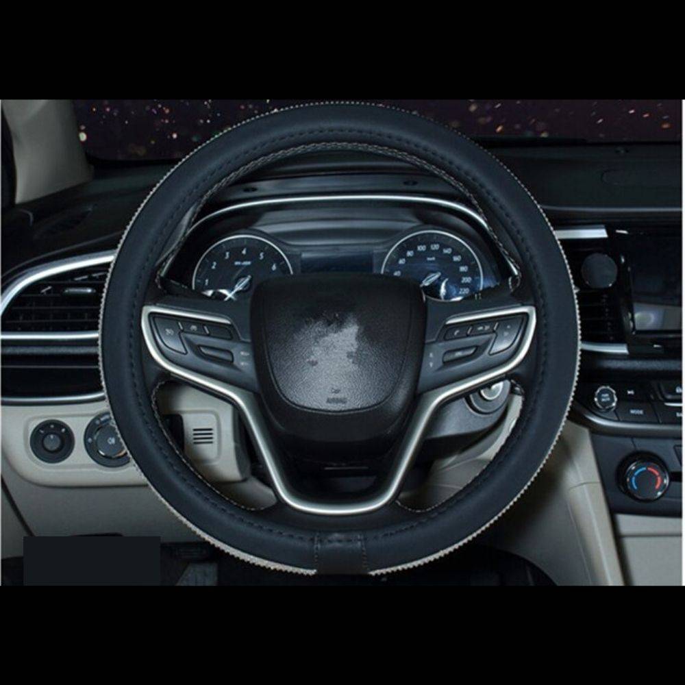Rhinestone Steering Wheel Cover Best Sellers Car Accessories Color : Pink & Silver|Red & Silver|Beige & Silver|Black & Golden|Black & Silver Rhinestone Steering Wheel Cover Best Sellers Car Accessories Color : Pink & Silver|Red & Silver|Beige & Silver|Black & Golden|Black & Silver