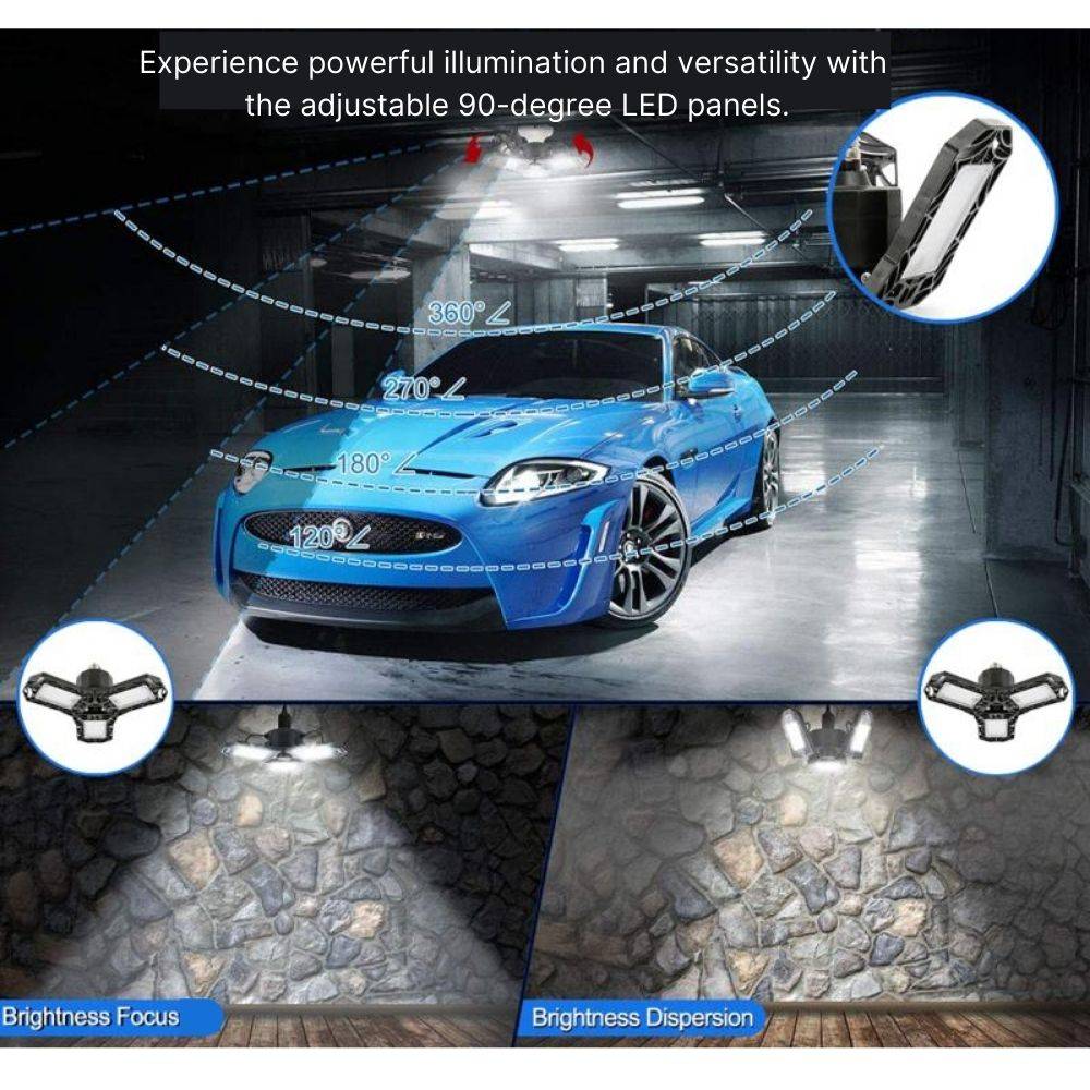 360º Triple Garage Light Car Repair & Specialty Tools Color : Blue|Black|White 360º Triple Garage Light Car Repair & Specialty Tools Color : Blue|Black|White