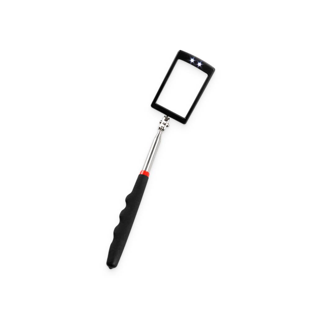 Telescoping LED Inspection Mirror Car Wash & Maintenance Telescoping LED Inspection Mirror Car Wash & Maintenance