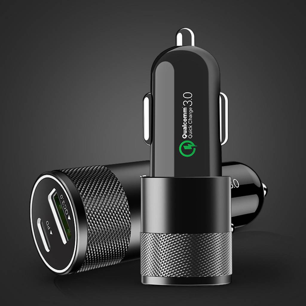 Dual PD & Type C USB Charger Port Car Electronics  