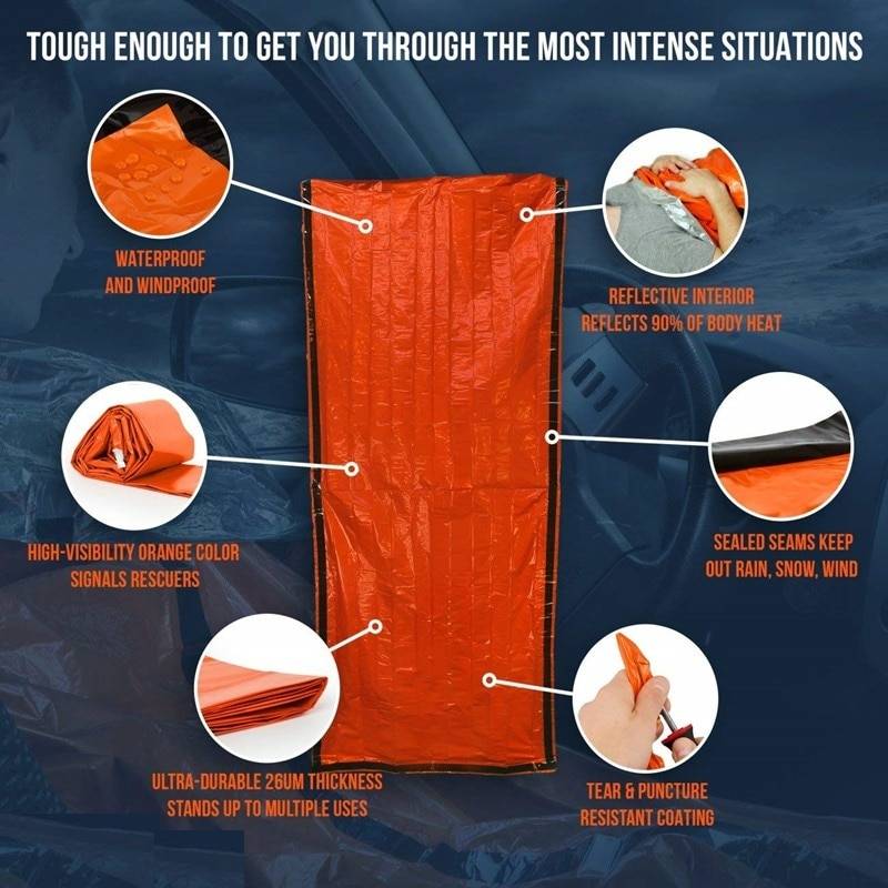 Emergency Sleeping Bag Best Sellers Travel & Roadway Products Color : Green|Orange|Camouflage Emergency Sleeping Bag Best Sellers Travel & Roadway Products Color : Green|Orange|Camouflage