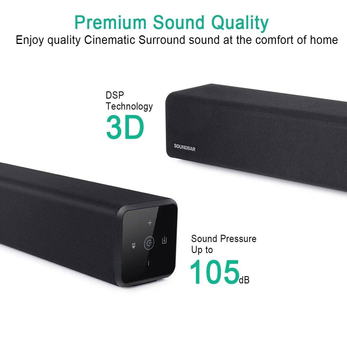 100W High-Fidelity Sound Bar – Bluetooth 5.0, 3D Surround Sound, Home Theater System Home Electronics Smart Home Plug Type : EU Plug 100W High-Fidelity Sound Bar – Bluetooth 5.0, 3D Surround Sound, Home Theater System Home Electronics Smart Home Plug Type : EU Plug