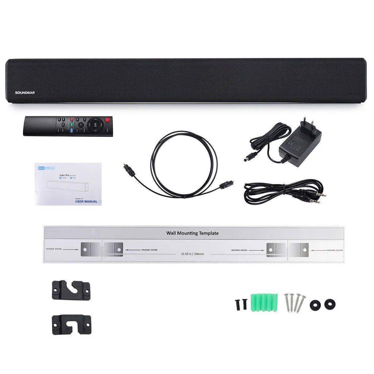 100W High-Fidelity Sound Bar – Bluetooth 5.0, 3D Surround Sound, Home Theater System Home Electronics Smart Home Plug Type : EU Plug 100W High-Fidelity Sound Bar – Bluetooth 5.0, 3D Surround Sound, Home Theater System Home Electronics Smart Home Plug Type : EU Plug