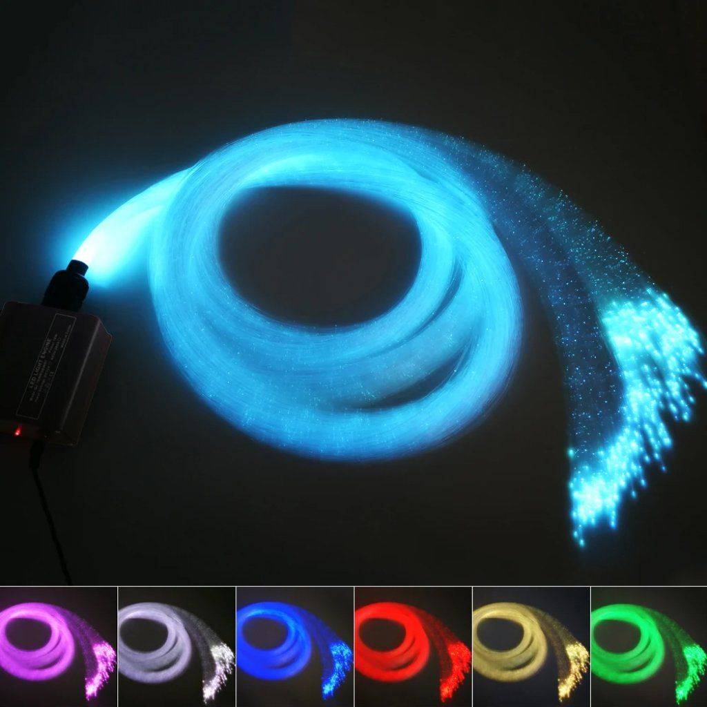 16W RGBW Sensory Curtain Fiber Optic Light with Bluetooth Control Lighting Wall Lamps Specifications : 450pcs 0.75mm 4M 16W RGBW Sensory Curtain Fiber Optic Light with Bluetooth Control Lighting Wall Lamps Specifications : 450pcs 0.75mm 4M