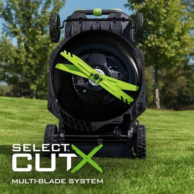 21-Inch 56-Volt Cordless Select Cut Lawn Mower with Self-Propelled Touch Drive Technology – Battery Powered Lawn Mowers Patio, Lawn & Garden 21-Inch 56-Volt Cordless Select Cut Lawn Mower with Self-Propelled Touch Drive Technology - Battery Powered Lawn Mowers Patio, Lawn & Garden