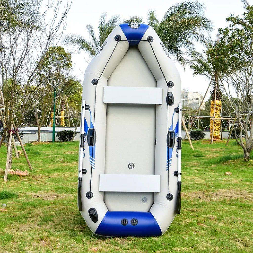 3.6M Thickened PVC Inflatable Kayak Inflatable Boats Patio, Lawn & Garden Color : Blue-White|Black-Red|Green 3.6M Thickened PVC Inflatable Kayak Inflatable Boats Patio, Lawn & Garden Color : Blue-White|Black-Red|Green