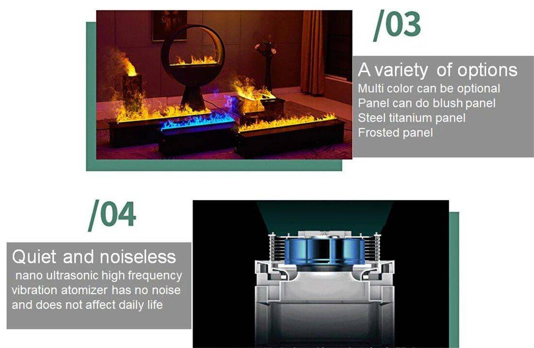 3D LED Flame Water Vapor Electric Fireplace Fireplaces Home Electronics Function : With Remote Control 3D LED Flame Water Vapor Electric Fireplace Fireplaces Home Electronics Function : With Remote Control