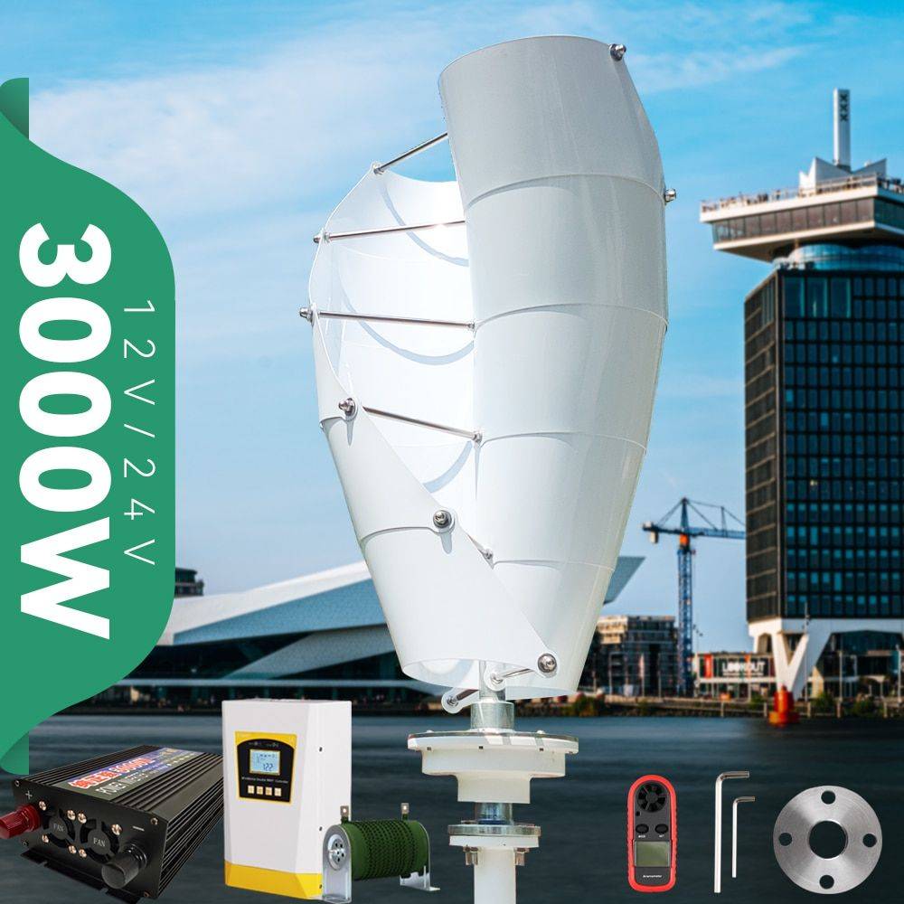 3KW High-Efficiency Wind Turbine Generator Kit Advanced Technologies Generators & Portable Power Voltage : 12V|24V 