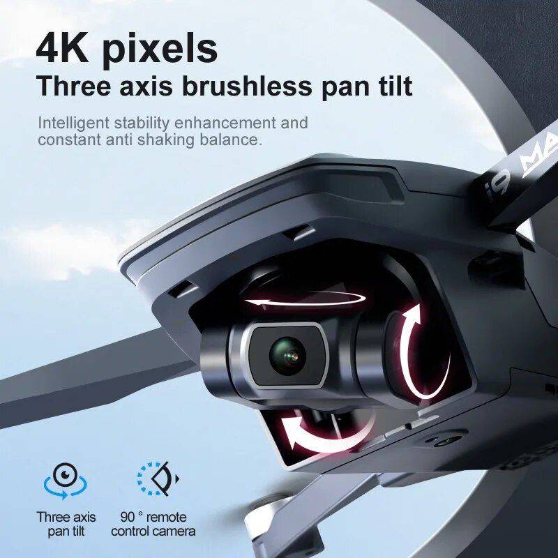 4K GPS Drone with 3-Axis Gimbal and Optical Flow Professional RC Quadcopter Advanced Technologies Drones Set : 4K 1 battery 128G|4K 2 batteries 128G|4K 3 batteries 128G 4K GPS Drone with 3-Axis Gimbal and Optical Flow Professional RC Quadcopter Advanced Technologies Drones Set : 4K 1 battery 128G|4K 2 batteries 128G|4K 3 batteries 128G