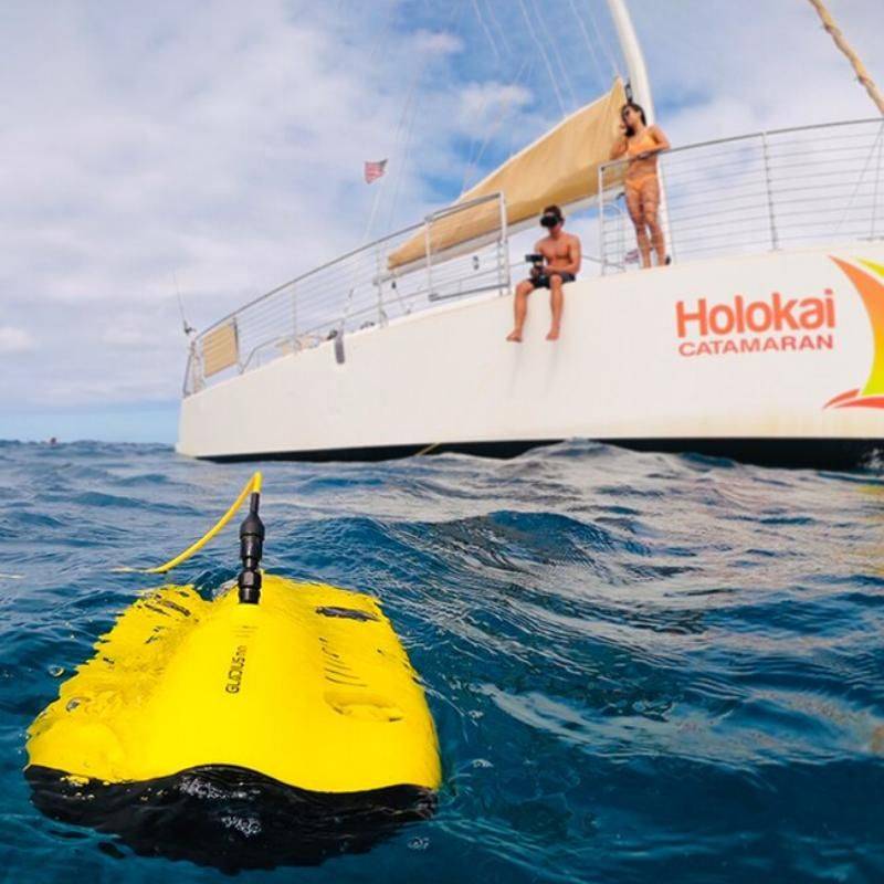 5-Thruster Mini Underwater Drone with 4K HD Camera and 100m Tether Advanced Technologies Drones Color : Yellow 5-Thruster Mini Underwater Drone with 4K HD Camera and 100m Tether Advanced Technologies Drones Color : Yellow