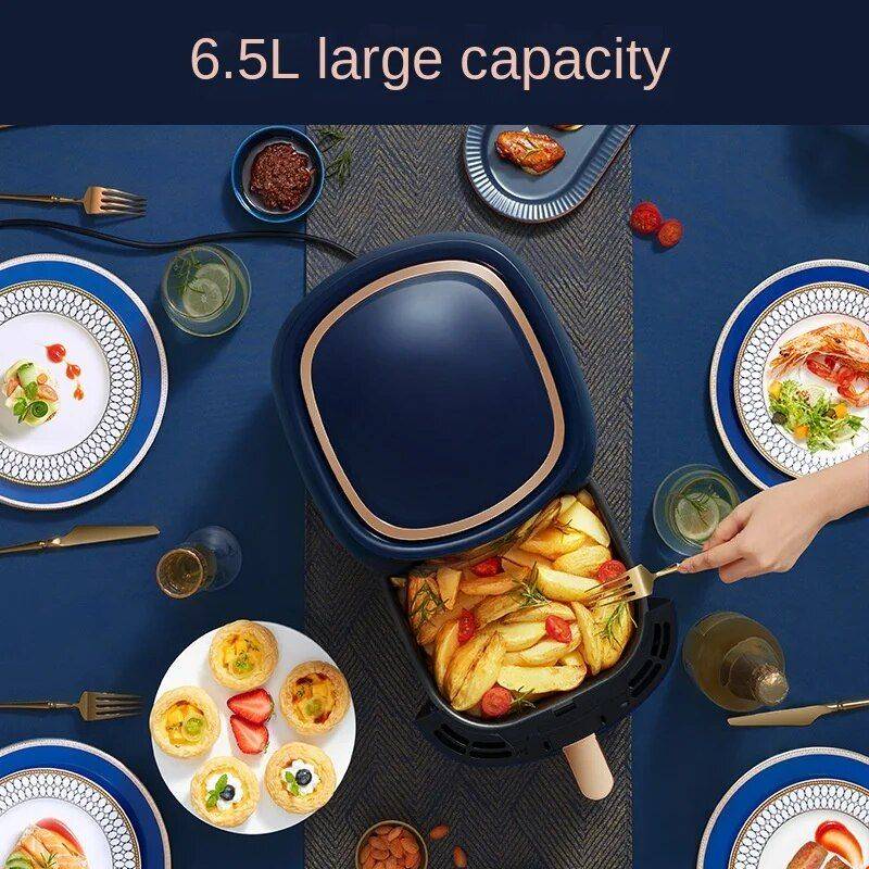 6.5L Smart LCD Fully Automatic Air Fryer – Touch Control, Multi-functional Cooking Companion Air Fryers Kitchen 6.5L Smart LCD Fully Automatic Air Fryer - Touch Control, Multi-functional Cooking Companion Air Fryers Kitchen