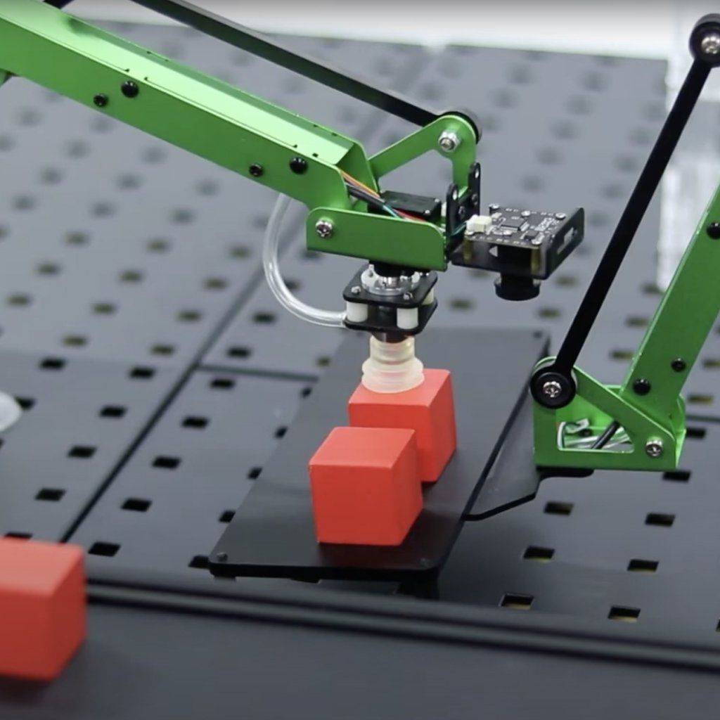 6DOF AI Visual Robotic Arm Kit with Advanced Servo Technology for Jetson NANO 4GB Advanced Technologies Robots Kit : With Jetson NANO B01 