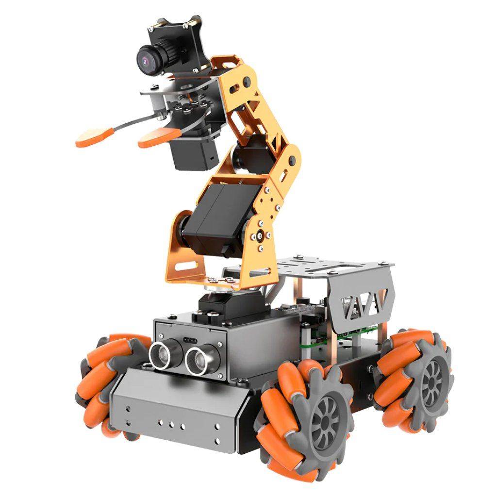 AI-Enhanced Smart Robot Car with Mecanum Wheels and Robotic Arm Advanced Technologies Robots Color : Gray AI-Enhanced Smart Robot Car with Mecanum Wheels and Robotic Arm Advanced Technologies Robots Color : Gray