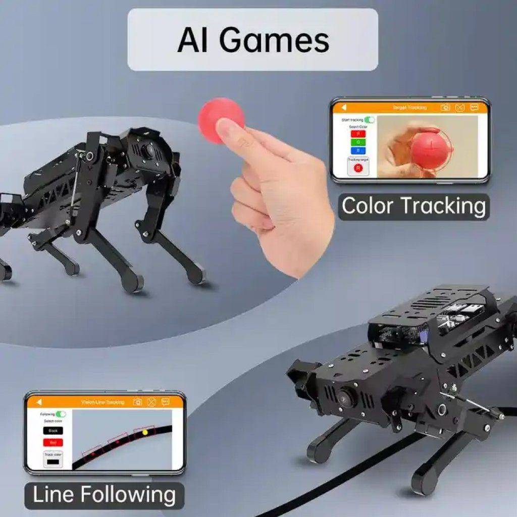 AI Vision Quadruped Robot Advanced Technologies Robots Kit : Standard Kit|Advanced Kit AI Vision Quadruped Robot Advanced Technologies Robots Kit : Standard Kit|Advanced Kit