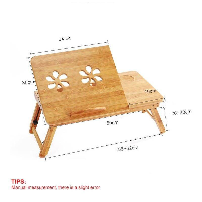 Adjustable Bamboo Laptop Desk with Cooling Fan Furniture Office Furniture Color : Large|Medium Adjustable Bamboo Laptop Desk with Cooling Fan Furniture Office Furniture Color : Large|Medium
