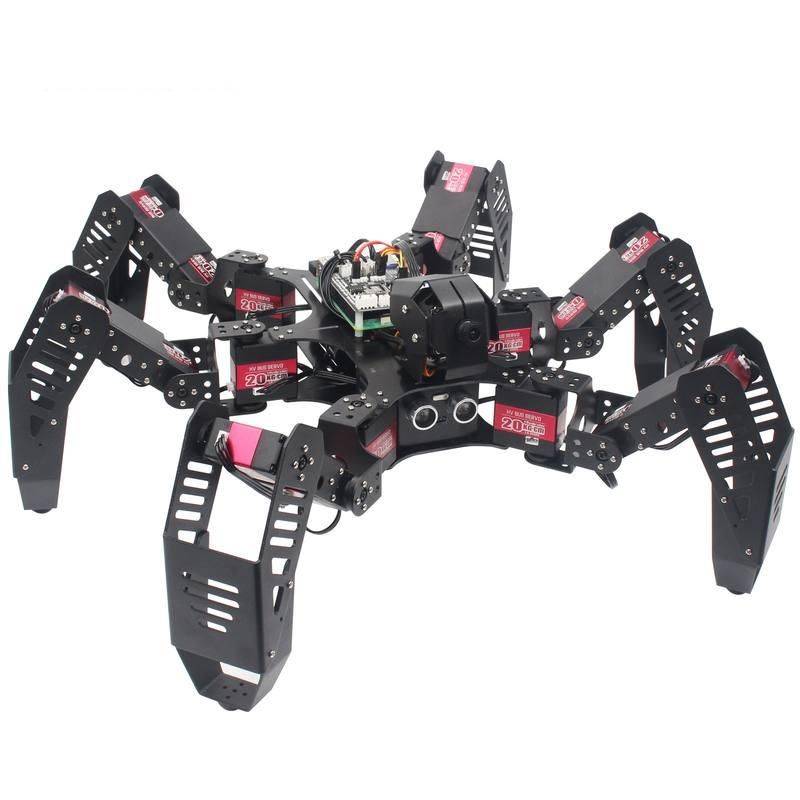 Advanced 18DOF Hexapod Robot Kit for Raspberry Pi 4B – DIY Educational Spider Robot Advanced Technologies Robots Type : Main Frame Set Advanced 18DOF Hexapod Robot Kit for Raspberry Pi 4B - DIY Educational Spider Robot Advanced Technologies Robots Type : Main Frame Set