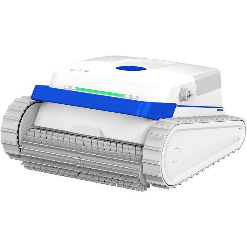 Advanced Cordless Underwater Robot Pool Cleaner with Wall-Climbing Capability Advanced Technologies Robots Color: White Advanced Cordless Underwater Robot Pool Cleaner with Wall-Climbing Capability Advanced Technologies Robots Color: White