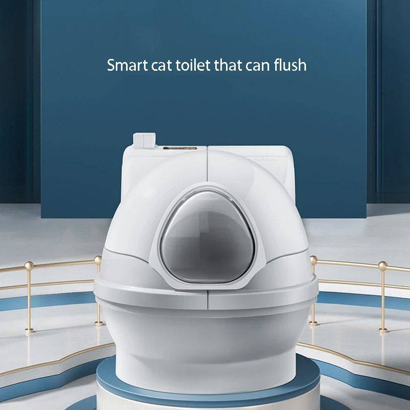 Automatic Intelligence Cat Bedpans Deodorization Leak Proof Self Cleaning Pet Supplies Smart Litter Boxes Color : White with Cover|White without Cover Automatic Intelligence Cat Bedpans Deodorization Leak Proof Self Cleaning Pet Supplies Smart Litter Boxes Color : White with Cover|White without Cover