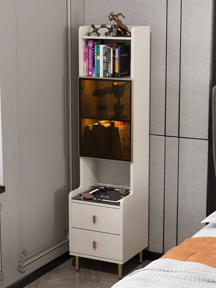 Bedroom Simple Modern Smart Wireless Charging Bedside Table Night Stand Bedside Tables Furniture Color : Greyish black|Greyish black|Beige|Beige Bedroom Simple Modern Smart Wireless Charging Bedside Table Night Stand Bedside Tables Furniture Color : Greyish black|Greyish black|Beige|Beige