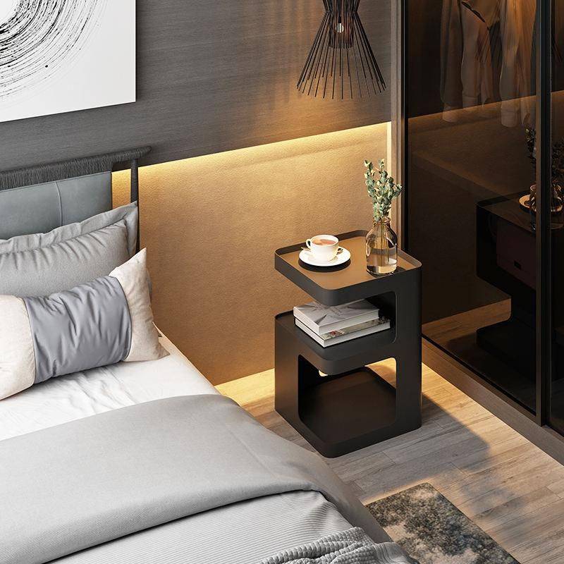 Black Coffee Nightstands Bedside Table Bedside Tables Furniture Style : Style 1|Style 2|Style 3|Style 4 