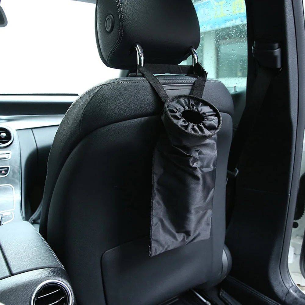 Car Backseat Organizer with Portable Garbage Bag Car Organizers Color : Black Car Backseat Organizer with Portable Garbage Bag Car Organizers Color : Black