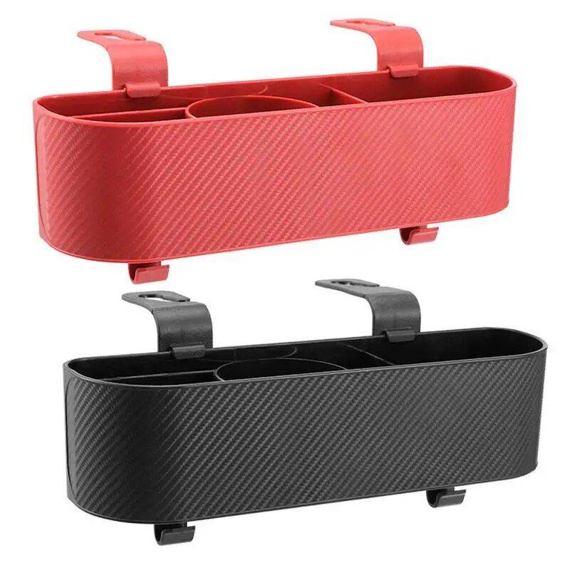 Car Seat Organizer with Cup Holder and Storage Tray – Universal Fit for Most Cars Car Organizers Color : Red|Black Car Seat Organizer with Cup Holder and Storage Tray - Universal Fit for Most Cars Car Organizers Color : Red|Black