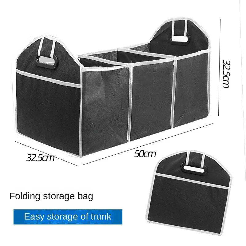 Car Trunk Multi-Pocket Folding Organizer Car Organizers Color Name : Black Car Trunk Multi-Pocket Folding Organizer Car Organizers Color Name : Black