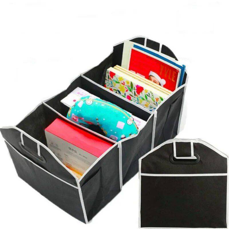 Car Trunk Multi-Pocket Folding Organizer Car Organizers Color Name : Black Car Trunk Multi-Pocket Folding Organizer Car Organizers Color Name : Black