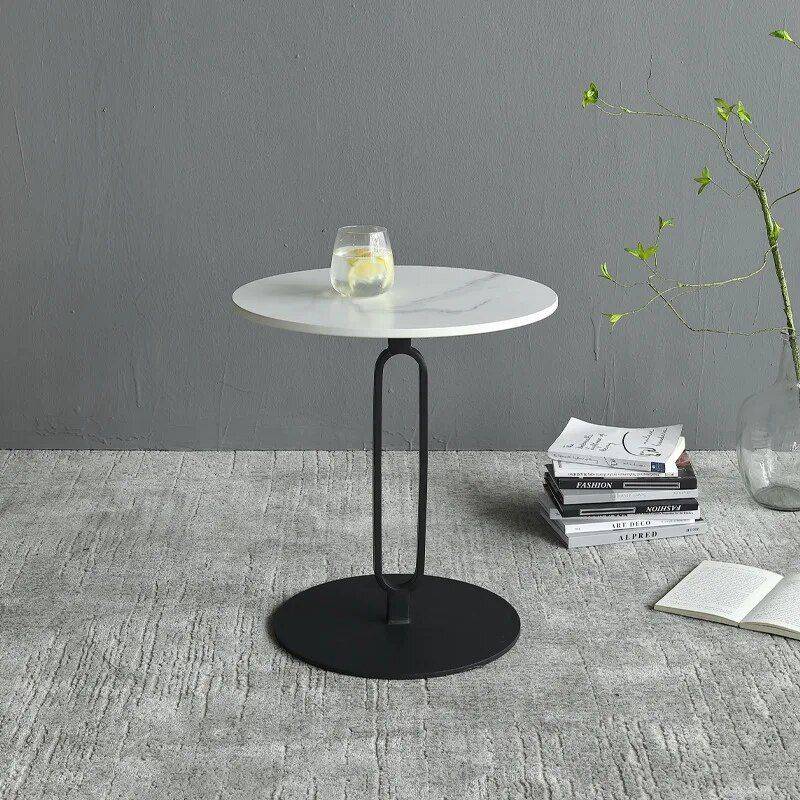 Chic Nordic-Inspired Slate Round Side Table for Modern Homes Furniture Side Tables & Coffee Tables Color : 1|2|3|4|5|6 Chic Nordic-Inspired Slate Round Side Table for Modern Homes Furniture Side Tables & Coffee Tables Color : 1|2|3|4|5|6