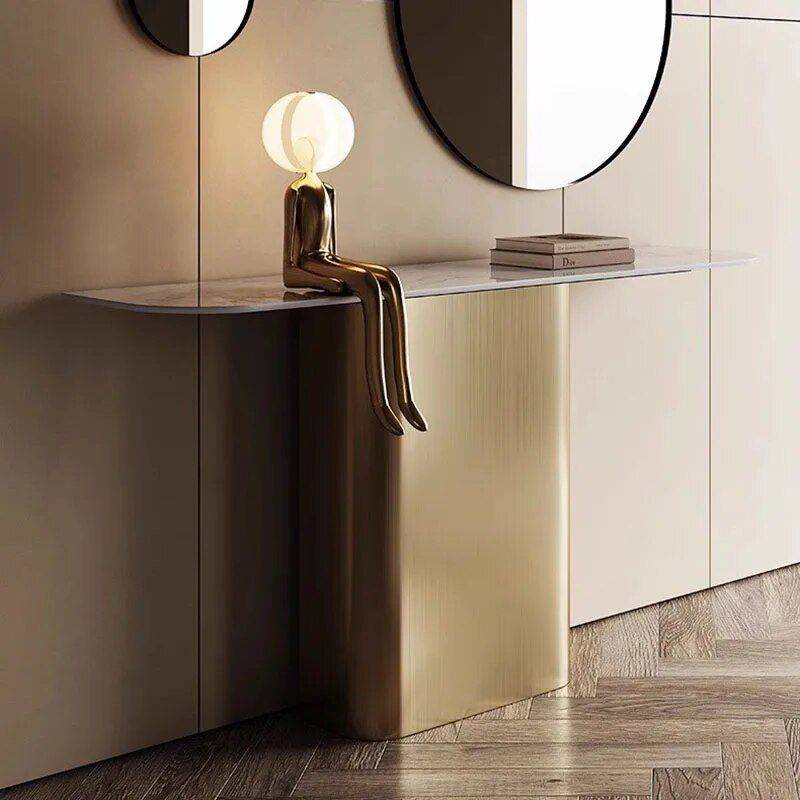 Chic Nordic Metal Display Cabinet Furniture Stands & Console Tables Color : 120x35x85 Golden|120x35x85 Black Chic Nordic Metal Display Cabinet Furniture Stands & Console Tables Color : 120x35x85 Golden|120x35x85 Black