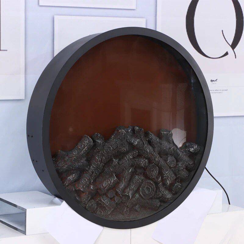Circular LED Flame Lamp Fireplaces Home Electronics Color : D460xW180mm|D560xW180mm|D660xW180mm|D760xW180mm Circular LED Flame Lamp Fireplaces Home Electronics Color : D460xW180mm|D560xW180mm|D660xW180mm|D760xW180mm