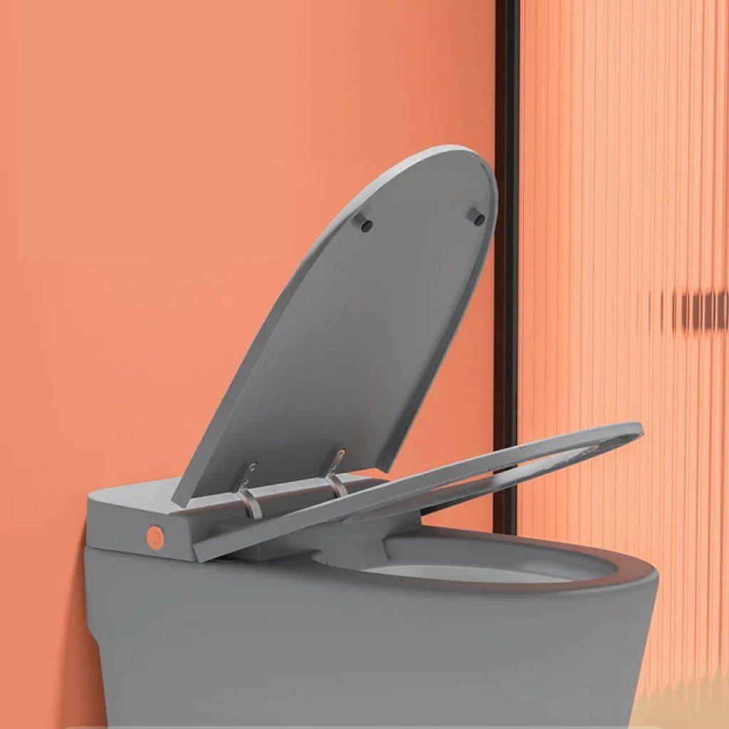 Compact Pulse Smart Electric Toilet with Dual-Flush Technology Home Electronics Smart Home Color : Linen Gray (350mm)|Elegant Black (350mm) Compact Pulse Smart Electric Toilet with Dual-Flush Technology Home Electronics Smart Home Color : Linen Gray (350mm)|Elegant Black (350mm)