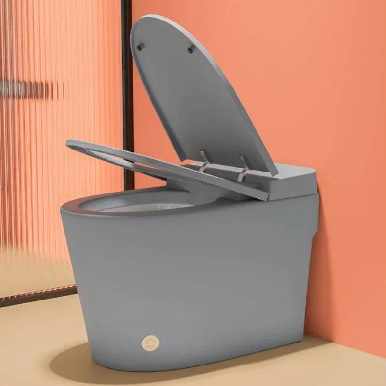 Compact Pulse Smart Electric Toilet with Dual-Flush Technology Home Electronics Smart Home Color : Linen Gray (350mm)|Elegant Black (350mm) Compact Pulse Smart Electric Toilet with Dual-Flush Technology Home Electronics Smart Home Color : Linen Gray (350mm)|Elegant Black (350mm)