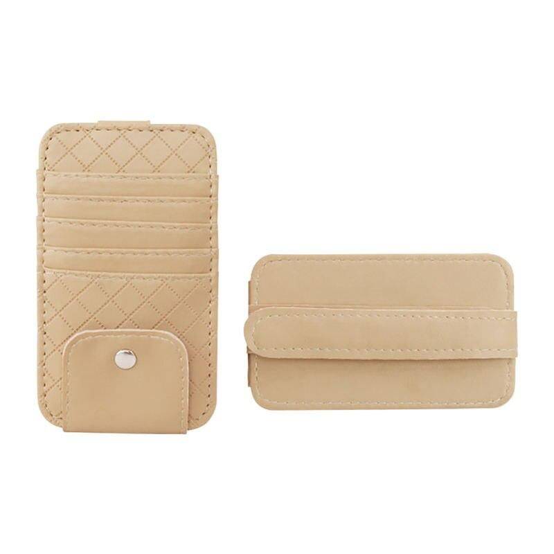 Compact Sun Visor Car Organizer for Essential Accessories Car Organizers Color : Black|Brown|Beige Compact Sun Visor Car Organizer for Essential Accessories Car Organizers Color : Black|Brown|Beige