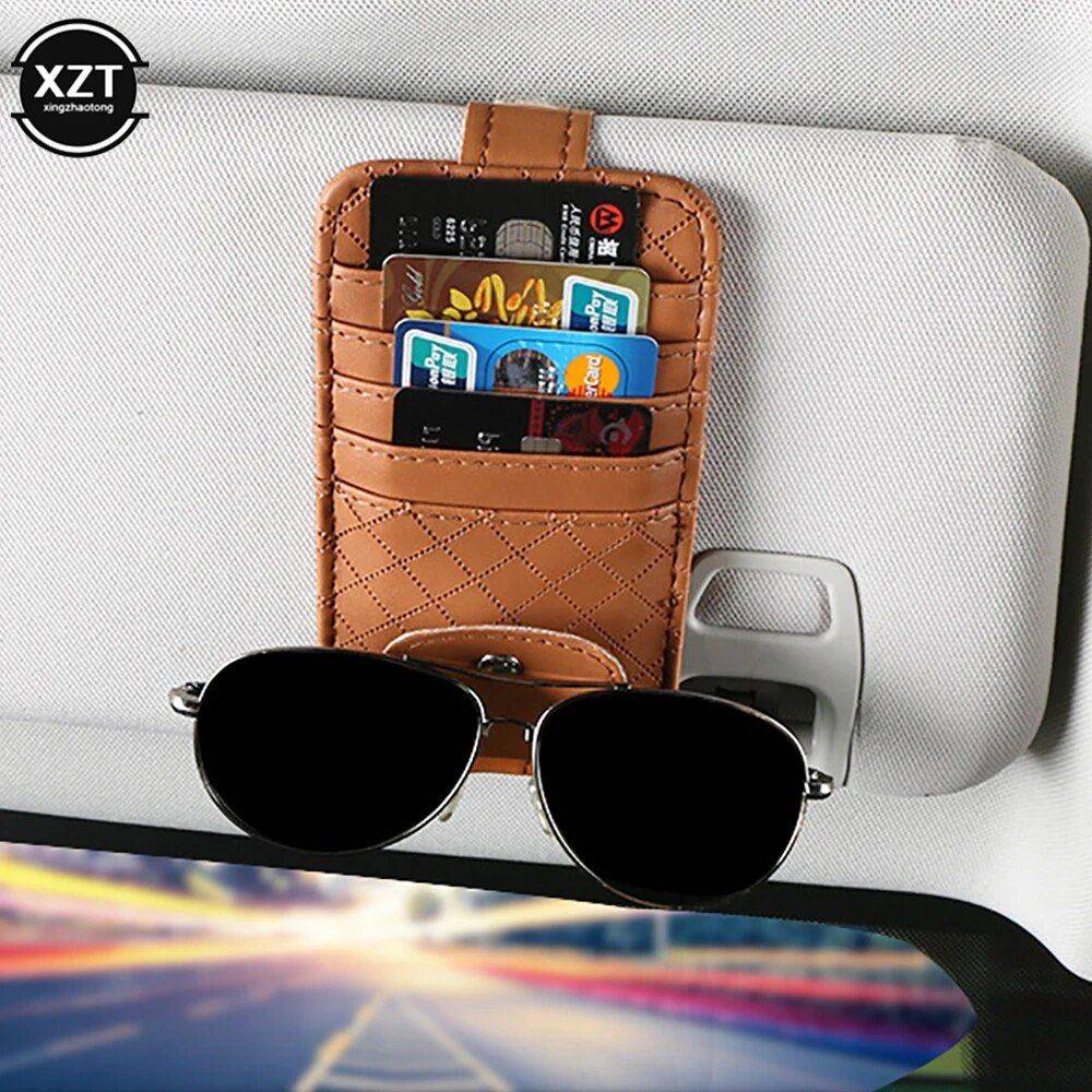 Compact Sun Visor Car Organizer for Essential Accessories Car Organizers Color : Black|Brown|Beige Compact Sun Visor Car Organizer for Essential Accessories Car Organizers Color : Black|Brown|Beige