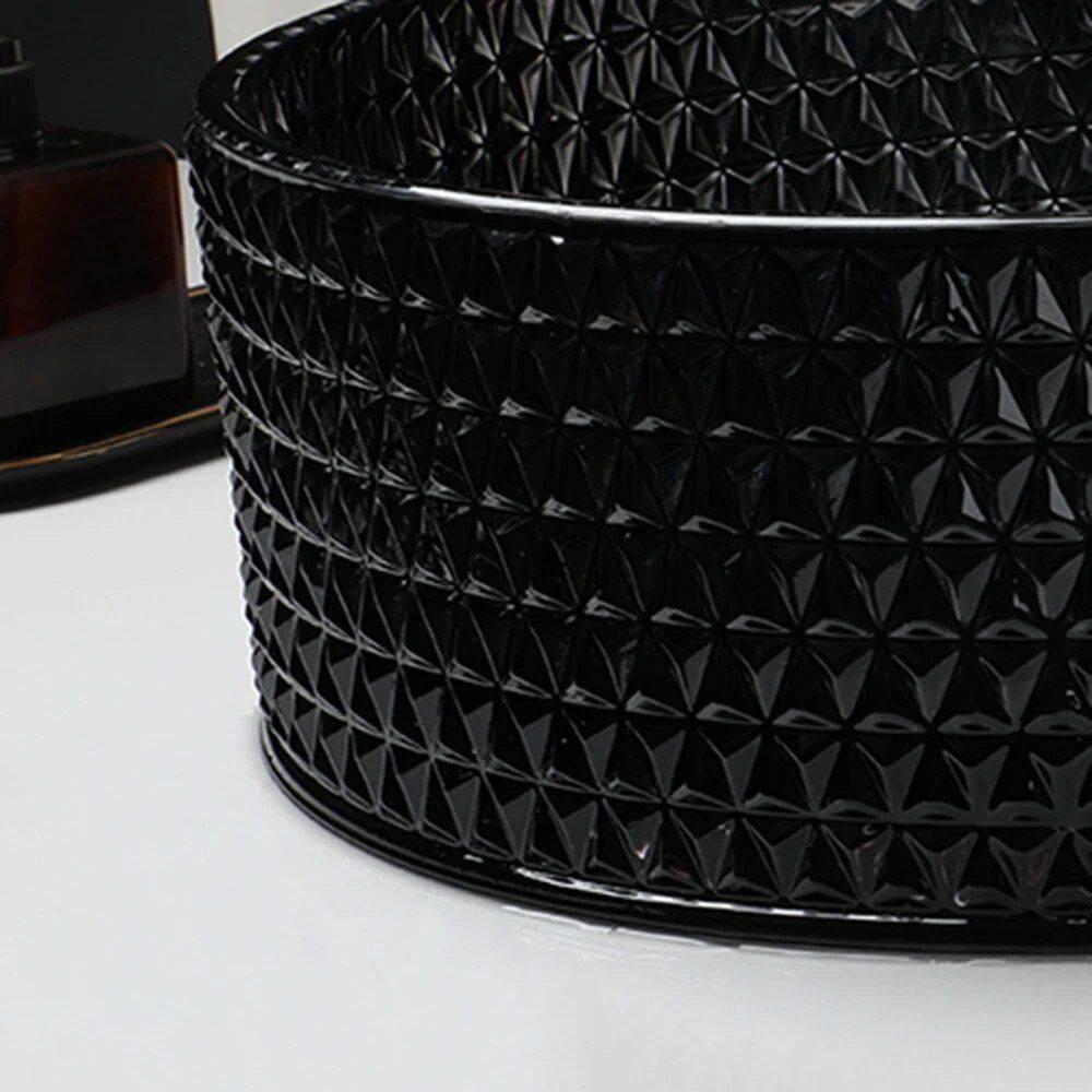 Crystal Glass Vessel Sink and Faucet Combo – Contemporary Black Bathroom Countertop Basin Bathroom Sinks Color : Black|White Crystal Glass Vessel Sink and Faucet Combo - Contemporary Black Bathroom Countertop Basin Bathroom Sinks Color : Black|White