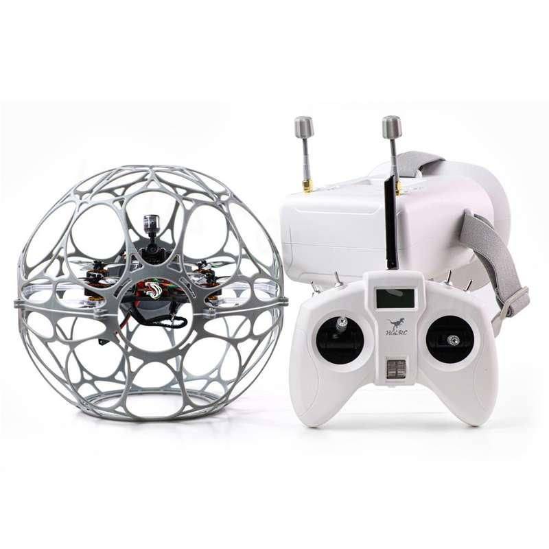 DS230 Drone Soccer FPV Kit with Remote Controller & Video Goggles Advanced Technologies Drones Model : RTF Version 