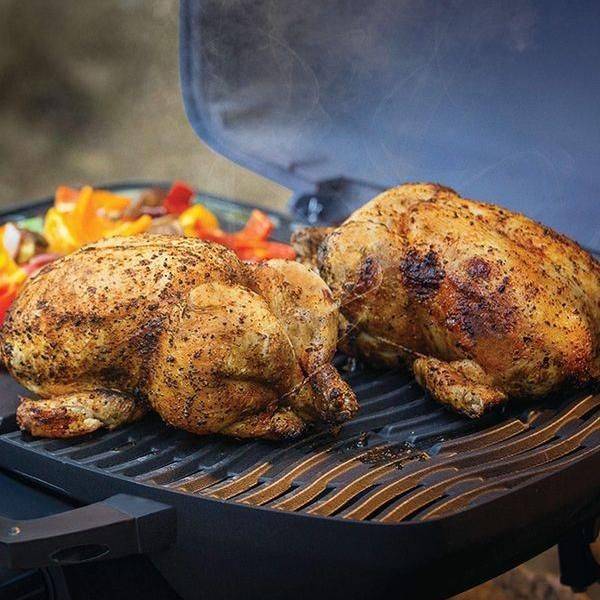 Deluxe Gas BBQ Grill: Portable & Foldable with Temperature Control Grills Kitchen Color : Black|Steel Deluxe Gas BBQ Grill: Portable & Foldable with Temperature Control Grills Kitchen Color : Black|Steel