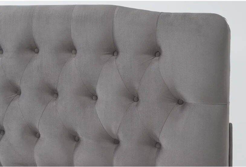 Deluxe King-Size Velvet Tufted Bed Frame - Modern Fabric Design Beds Furniture  