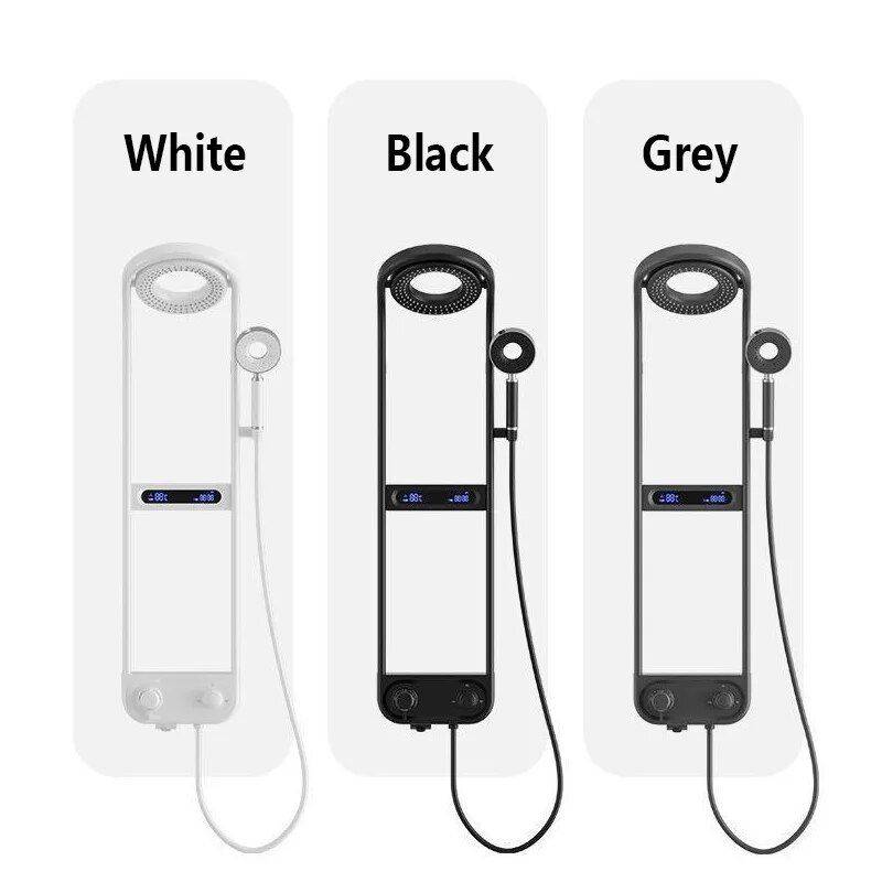 Digital Display Rotatable Pressurized Shower Head Rain Shower Bathroom Shower Systems & Faucets Color : Black Hot&Cold|Black Constant Temperature|Grey Hot&Cold|Grey Constant Temperature|White Hot&Cold|White Constant Temperature Digital Display Rotatable Pressurized Shower Head Rain Shower Bathroom Shower Systems & Faucets Color : Black Hot&Cold|Black Constant Temperature|Grey Hot&Cold|Grey Constant Temperature|White Hot&Cold|White Constant Temperature