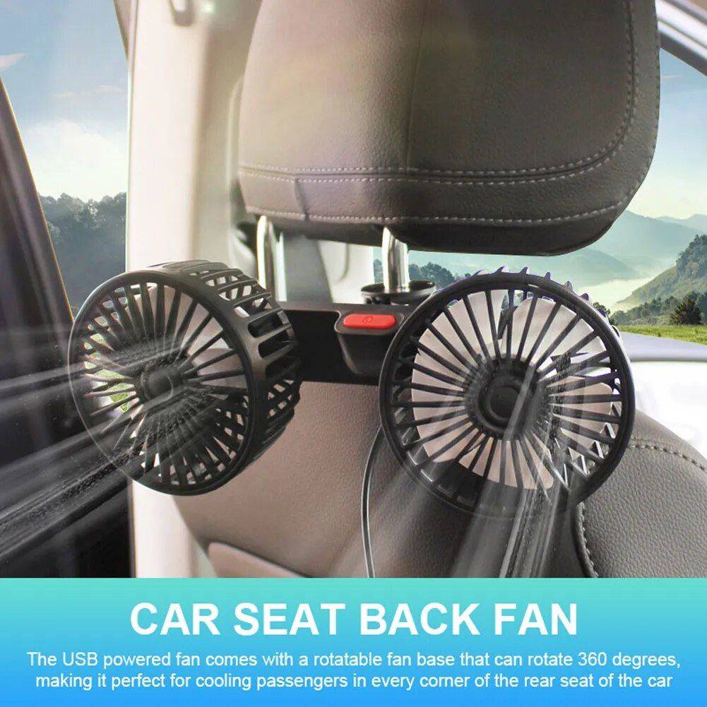 Dual Head USB Car Fan with 360° Rotation for 12V/24V Vehicles Car Safety Type : Dual Head 12V 24V|Single Head USB Dual Head USB Car Fan with 360° Rotation for 12V/24V Vehicles Car Safety Type : Dual Head 12V 24V|Single Head USB