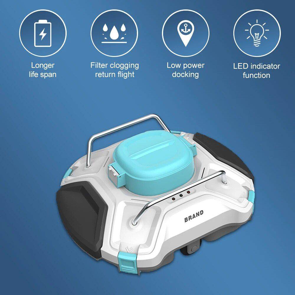 Efficient Inground Pool Robotic Cleaner Advanced Vacuum for Spotless Swimming Pools Advanced Technologies Robots Color : White Efficient Inground Pool Robotic Cleaner Advanced Vacuum for Spotless Swimming Pools Advanced Technologies Robots Color : White