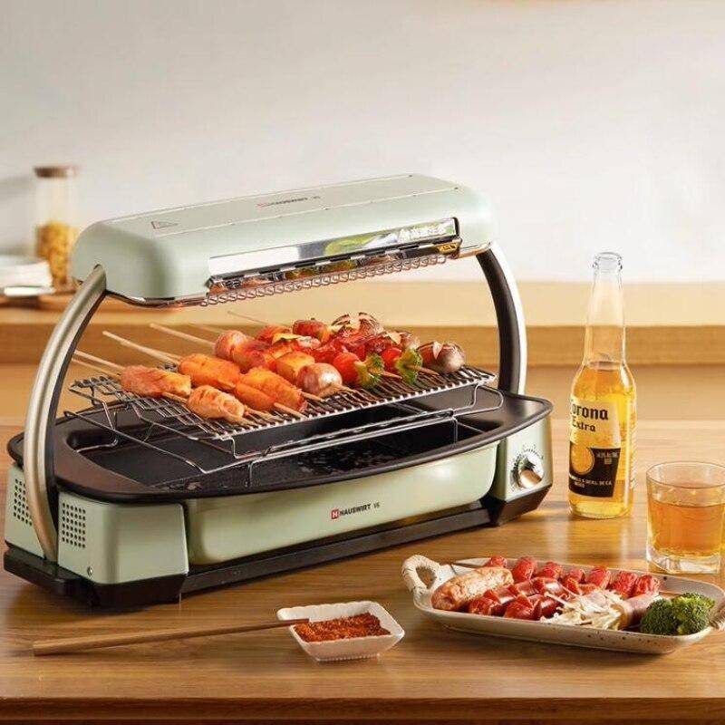Effortless Indoor Electric Grill – Non-Stick, Smokeless BBQ Stove with Temperature Control Grills Kitchen Color : Light Green Effortless Indoor Electric Grill - Non-Stick, Smokeless BBQ Stove with Temperature Control Grills Kitchen Color : Light Green