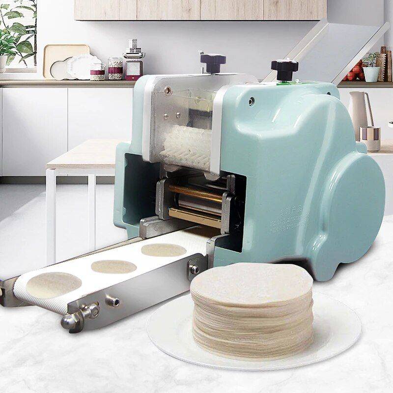 Electric Automatic Dumpling Skin Maker Advanced Technologies Commercial Electronics Shape & Diameter : Round 6CM|Round 6.5CM|Round 7CM|Round 7.5CM|Round 8CM|Round 8.5CM|Round 9CM|Square 6CM|Square 6.5CM|Square 7CM|Square 7.5CM|Square 8CM|Square 8.5CM|Square 9CM 