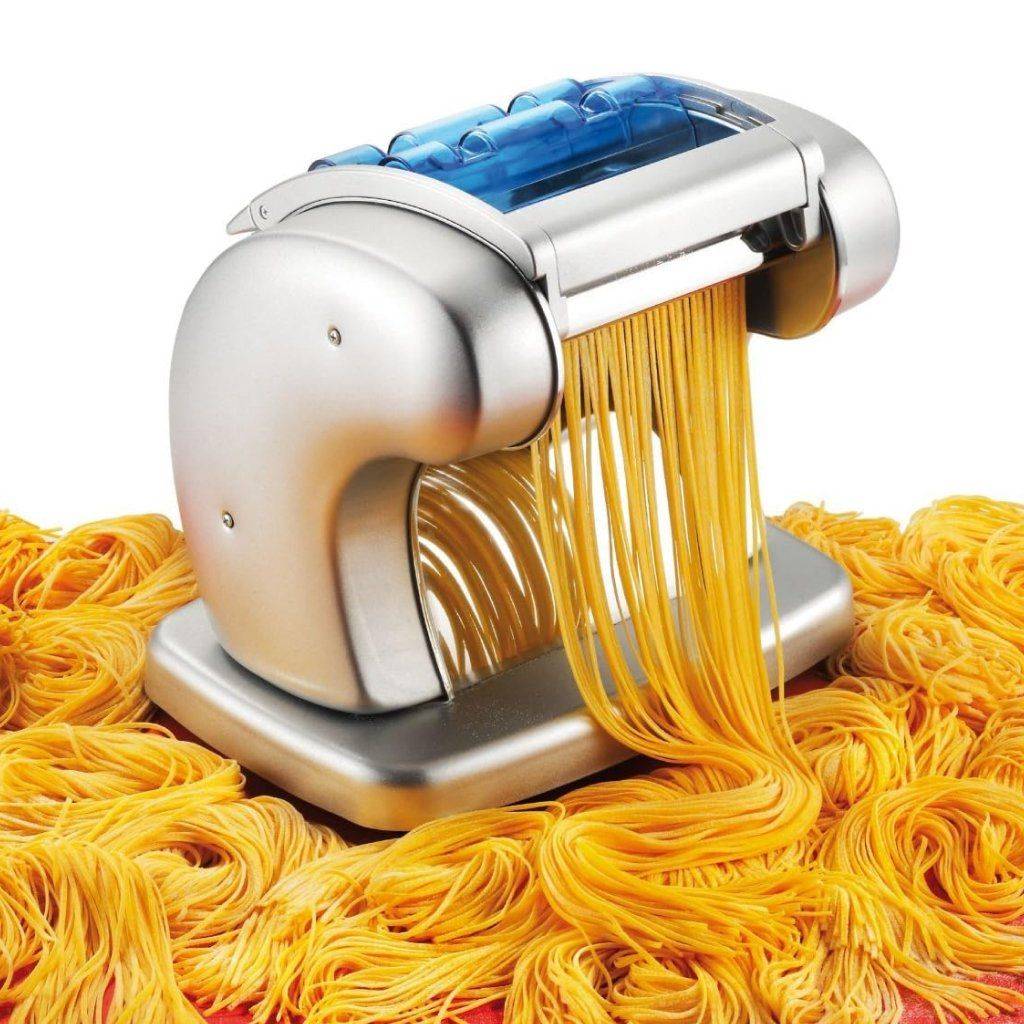 Electric Pasta and Noodle Maker Compact Pasta Maker Advanced Technologies Commercial Electronics Color : Red|Silver Electric Pasta and Noodle Maker Compact Pasta Maker Advanced Technologies Commercial Electronics Color : Red|Silver