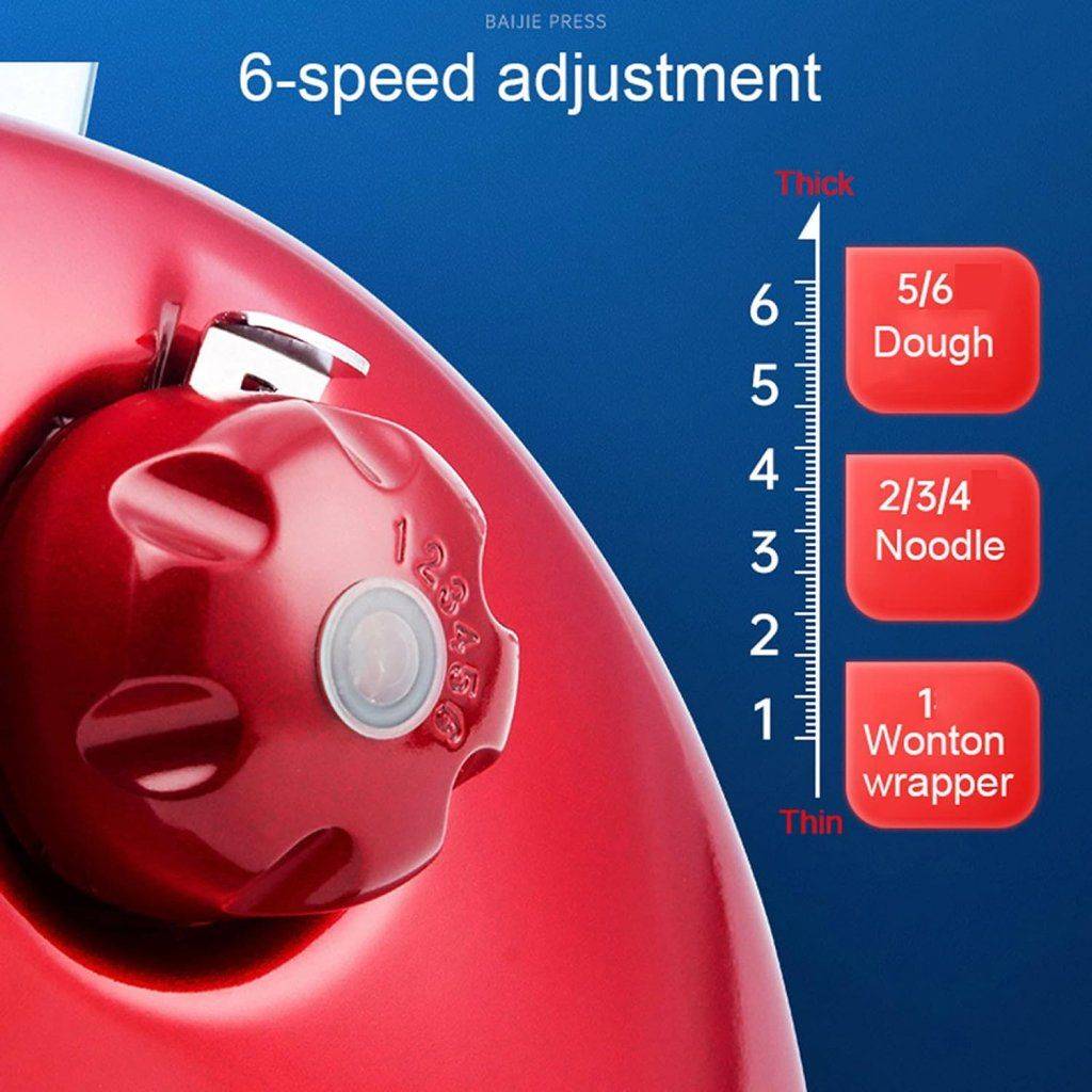 Electric Pasta and Noodle Maker Compact Pasta Maker Advanced Technologies Commercial Electronics Color : Red|Silver Electric Pasta and Noodle Maker Compact Pasta Maker Advanced Technologies Commercial Electronics Color : Red|Silver