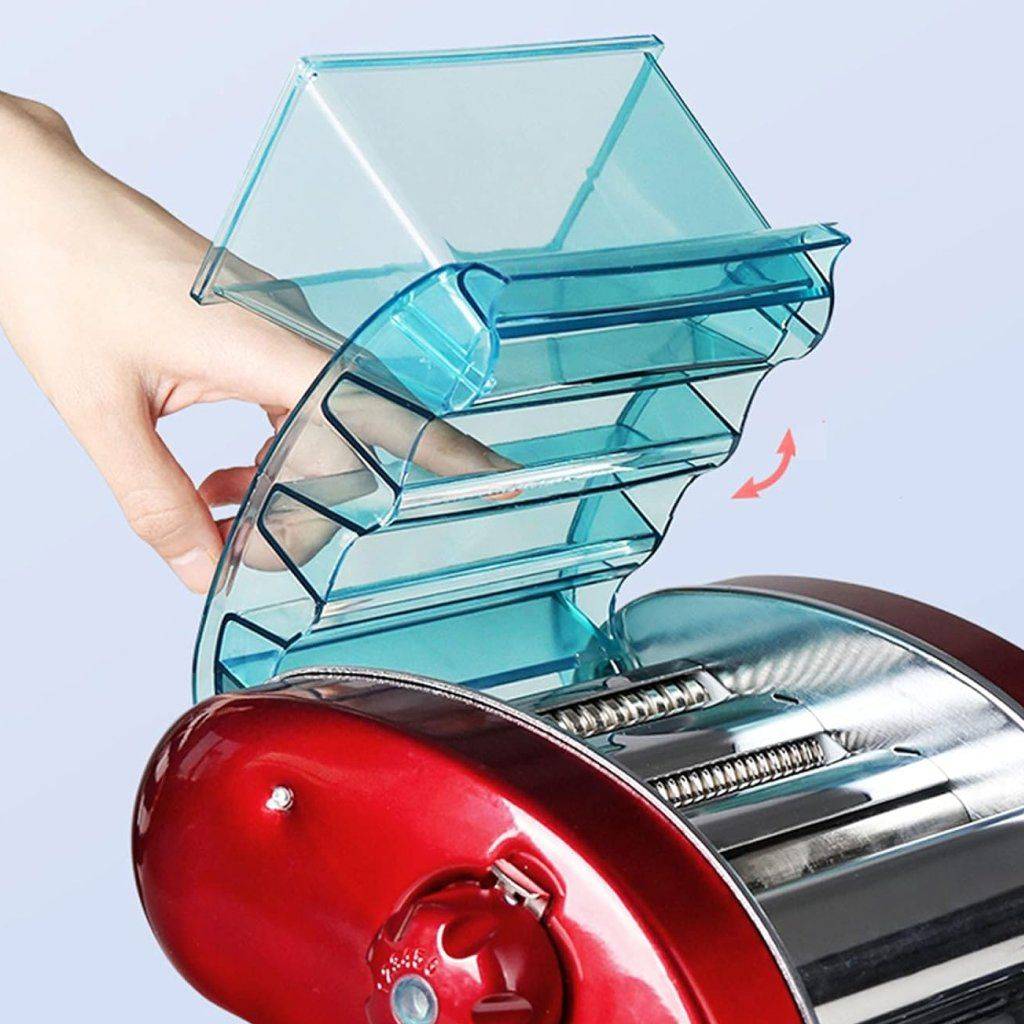 Electric Pasta and Noodle Maker Compact Pasta Maker Advanced Technologies Commercial Electronics Color : Red|Silver Electric Pasta and Noodle Maker Compact Pasta Maker Advanced Technologies Commercial Electronics Color : Red|Silver