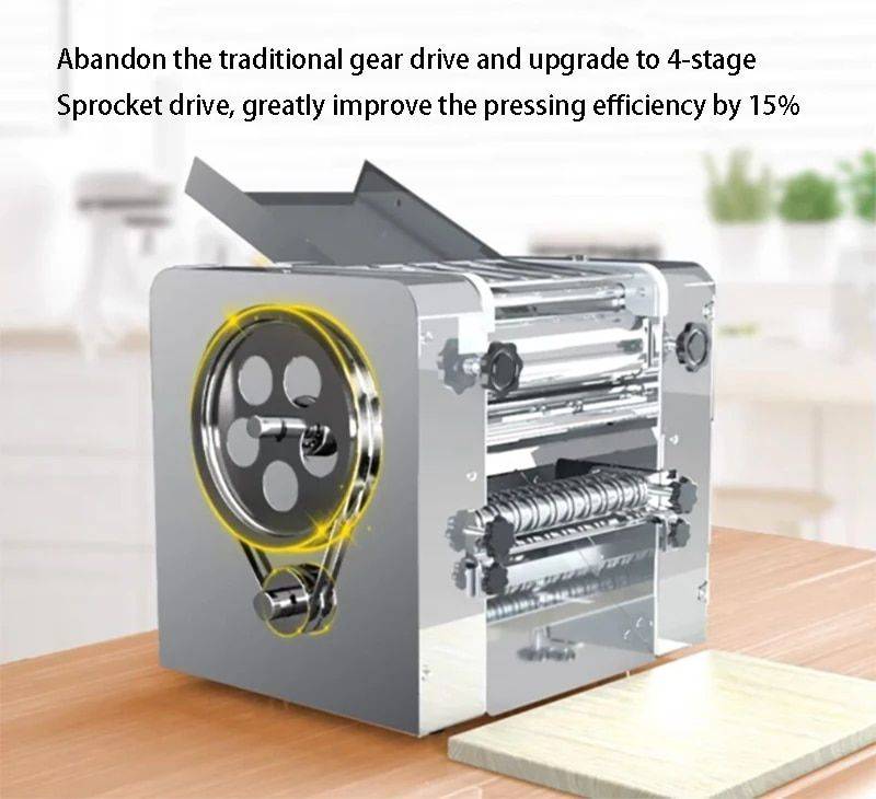 Electric Stainless Steel Dough Roller and Noodle Maker for Home Kitchens Advanced Technologies Commercial Electronics Size : Tray Width 240mm|Tray Width 260mm|Tray Width 300mm Electric Stainless Steel Dough Roller and Noodle Maker for Home Kitchens Advanced Technologies Commercial Electronics Size : Tray Width 240mm|Tray Width 260mm|Tray Width 300mm