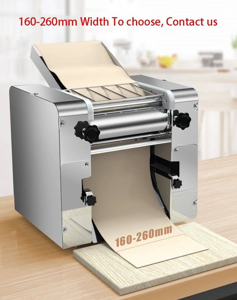 Electric Stainless Steel Dough Roller and Noodle Maker for Home Kitchens Advanced Technologies Commercial Electronics Size : Tray Width 240mm|Tray Width 260mm|Tray Width 300mm Electric Stainless Steel Dough Roller and Noodle Maker for Home Kitchens Advanced Technologies Commercial Electronics Size : Tray Width 240mm|Tray Width 260mm|Tray Width 300mm